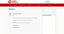Desktop Screenshot of gastroteknik.se